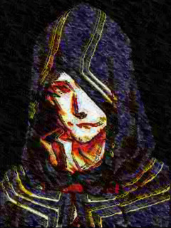 A cropped, obfuscated portrait of a character from Elin